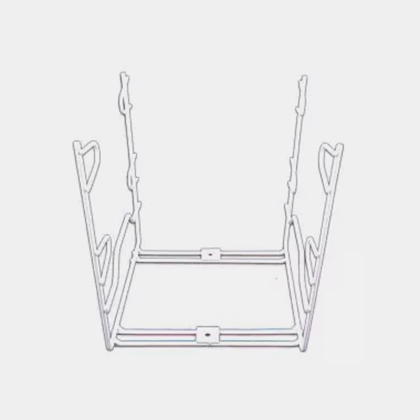 Metal frame for extractor fans - GB