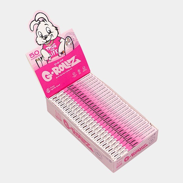 G-Rollz Pink 1-¼ Papers
