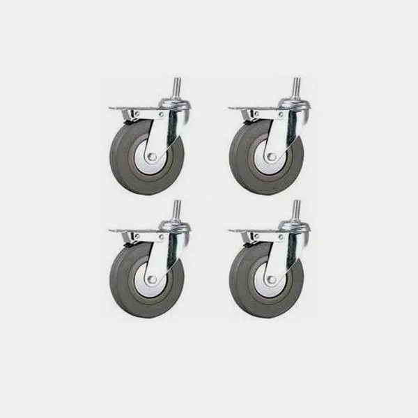 View 4-wheel kit for grow tray or grow table legs