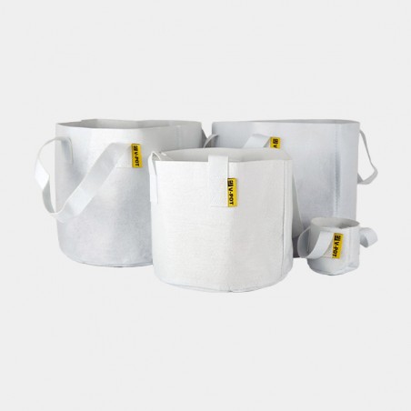 White Fabric V-Pot by Evocrop - GB The Green Brand