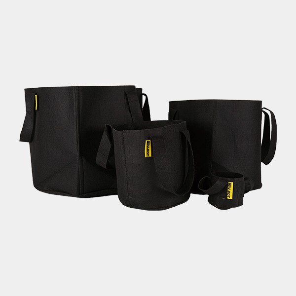 View Black Fabric V-Pot by Evocrop - GB The Green Brand