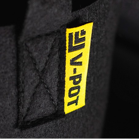 Black Fabric V-Pot by Evocrop - GB The Green Brand