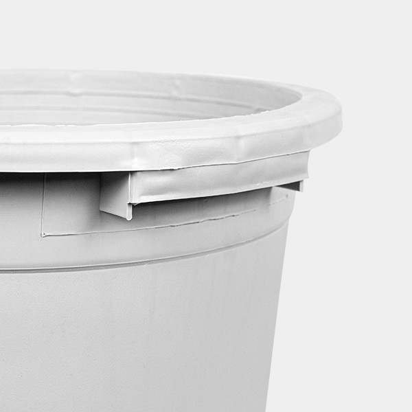 Large White Flower Pot with Handles