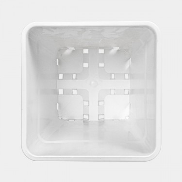 White Square Plant Pots - GB The Green Brand