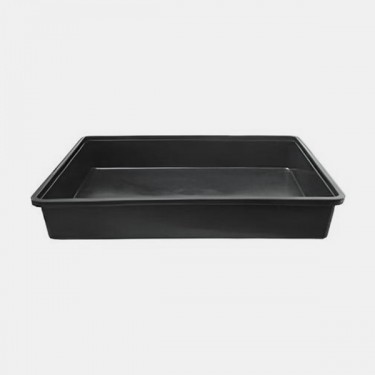 Black plastic tray 79 x 40cm