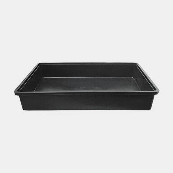 View Black plastic tray 79 x 40cm