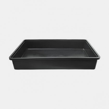 Black plastic tray 79 x 40cm