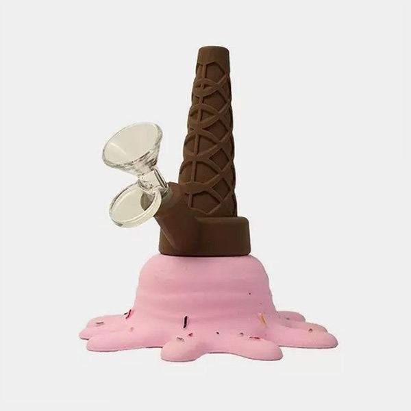 View Silicone Ice Cream Bong is resistant and portable - GB The Green Brand