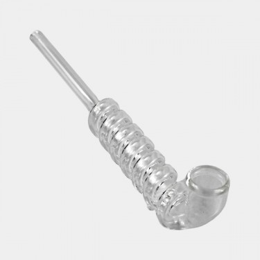 Glass Pipe with Spiral - Smooth Smoke - GB