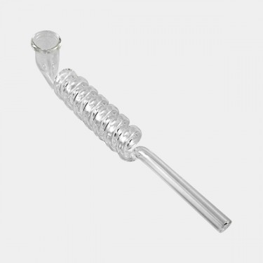 Glass Pipe with Spiral - Smooth Smoke - GB