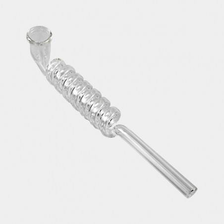 Glass Pipe with Spiral - Smooth Smoke - GB