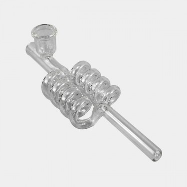 Glass Pipe with Spiral