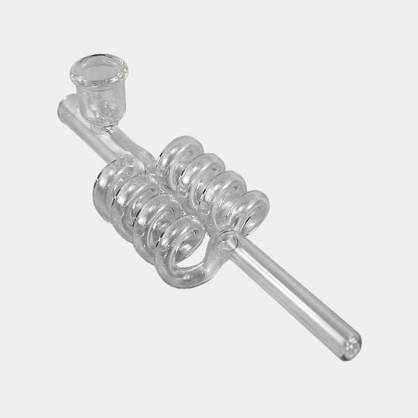 Glass Pipe with Spiral