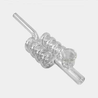 Glass Pipe with Spiral