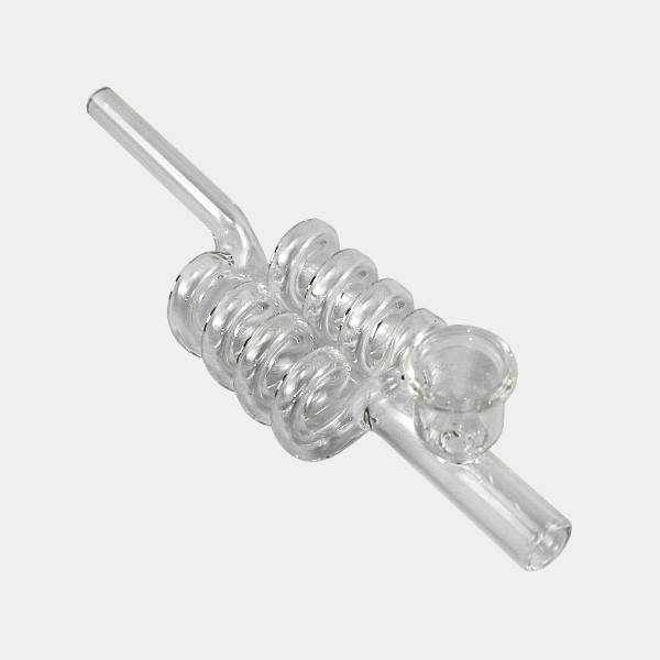 Glass Pipe with Spiral