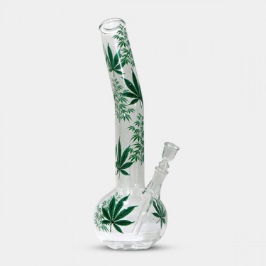 Glass Leaf Bong - Perfect for parties! - GB