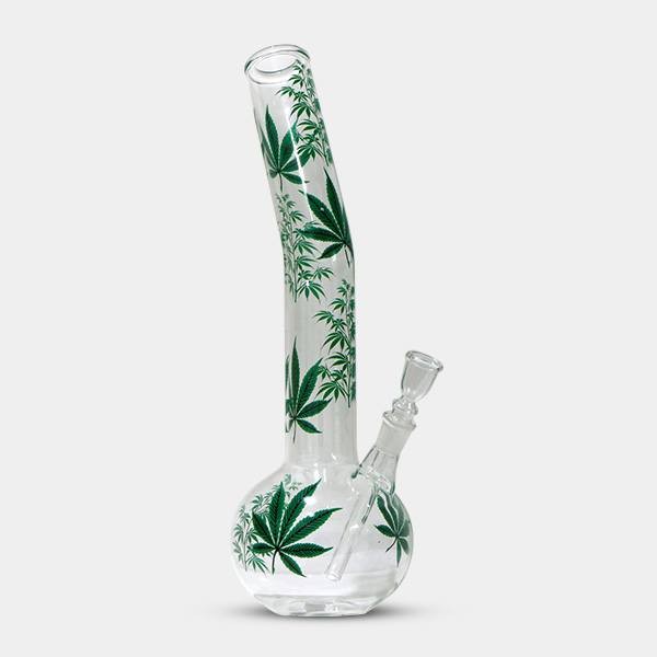 View Glass Leaf Bong - Perfect for parties! - GB
