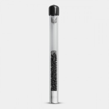 Glass Pipe One Hitter with activated carbon - GB The Green Brand