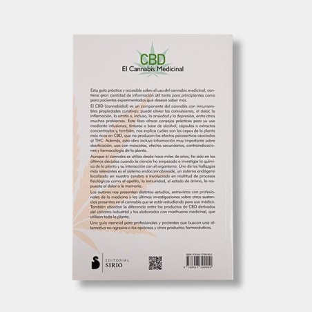 ''CBD: El Cannabis Medicinal'' Book back cover