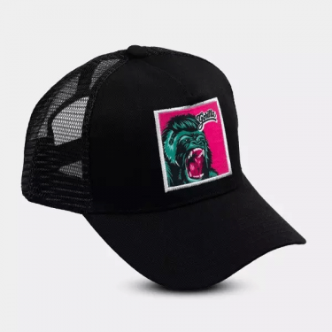 Gorilla Green GB Trucker Mesh Cap side