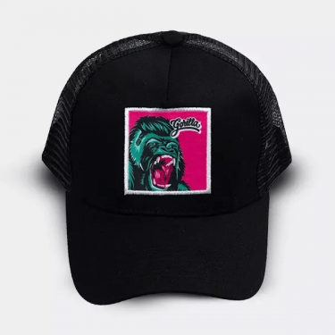 Gorilla Green GB Trucker Mesh Cap front