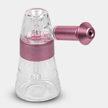 Glass And Aluminum Bubbler 11.5 Cm - GB The Green Brand