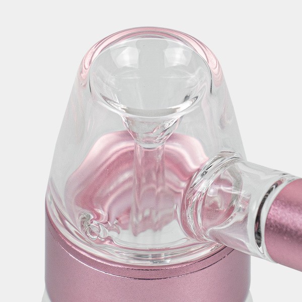 Glass And Aluminum Bubbler 11.5 Cm - GB The Green Brand