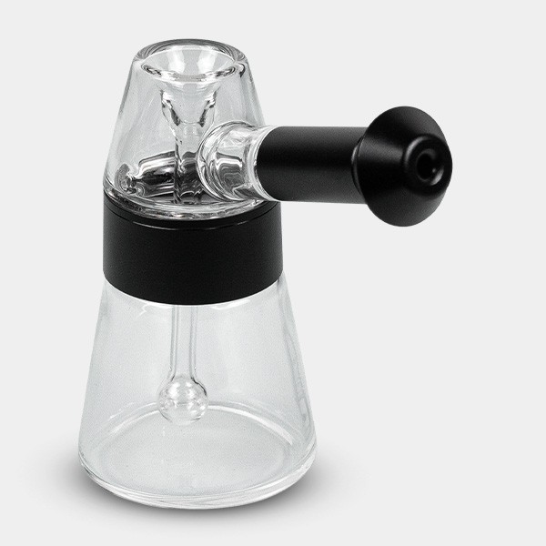 Glass and Aluminum Bubbler 11.5 cm