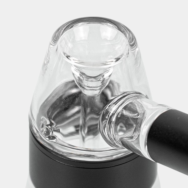 Glass and Aluminum Bubbler 11.5 cm