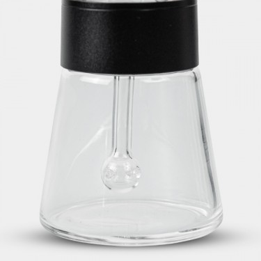 Glass and Aluminum Bubbler 11.5 cm