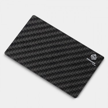 Black Tornados Snuff Kit carbon fiber card