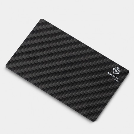 Black Tornados Snuff Kit carbon fiber card