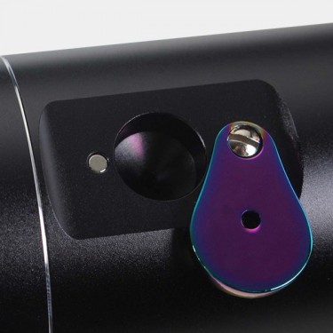 Black Leaf Aluminum Pipe with Smoke Filter