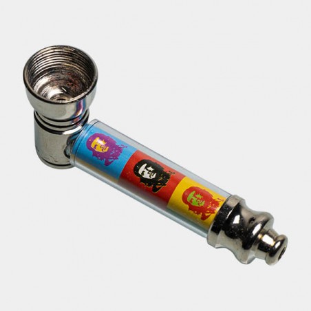 Metal pipe set with screens and lighter - GB The Green Brand