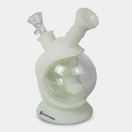GB Glow in the Dark Silicone Space Capsule Bong - Grow Barato