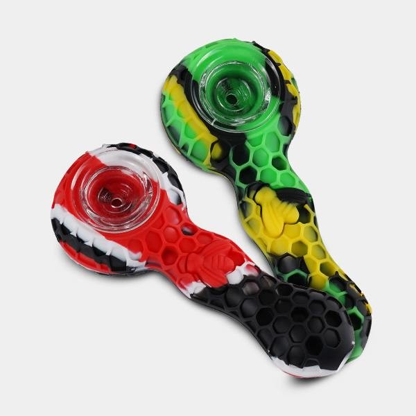 View Portable Silicone Bee Pipe - GB The Green Brand
