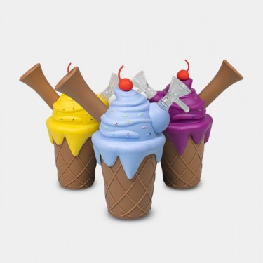 Silicone Ice Cream Cone Bong