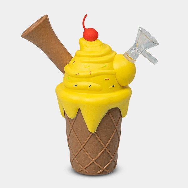 Silicone Ice Cream Cone Bong