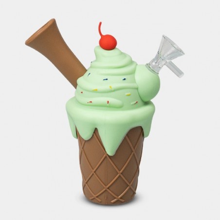 Resistant Silicone Ice Cream Cone Bong - GB The Green Brand