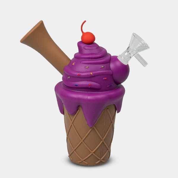 Silicone Ice Cream Cone Bong