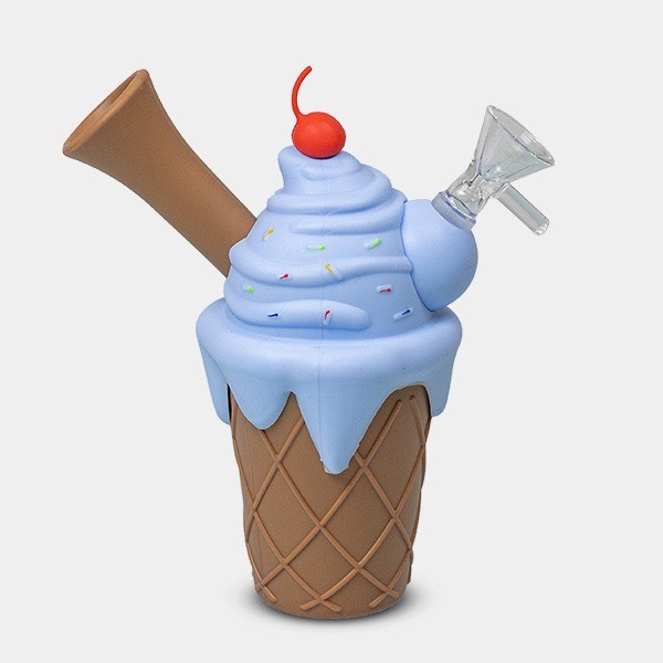 Silicone Ice Cream Cone Bong