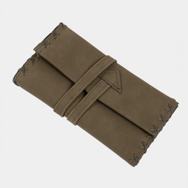 Faux Leather Tobacco Pouch With Zipper - GB The Green Brand