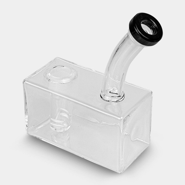 View Travel Rig Black Leaf Bong Replacement - GB The Green Brand