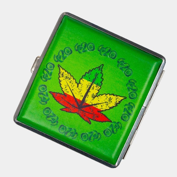 Rasta Metal Cigarette Case