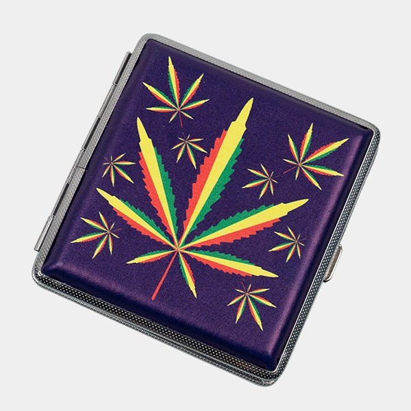 Rasta Metal Cigarette Case