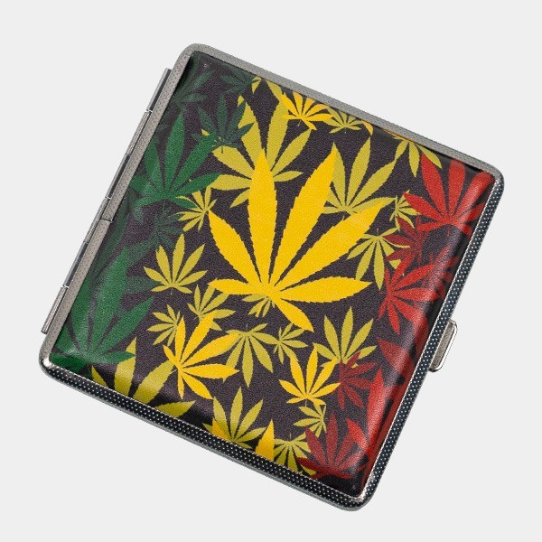 Rasta Metal Cigarette Case