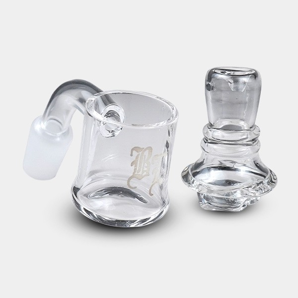 Black Leaf Banger Set with Carb Cap - GB The Green Brand