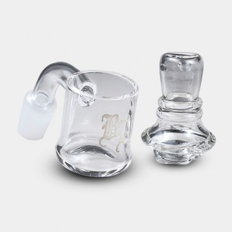 Black Leaf Banger Set with Carb Cap - GB The Green Brand