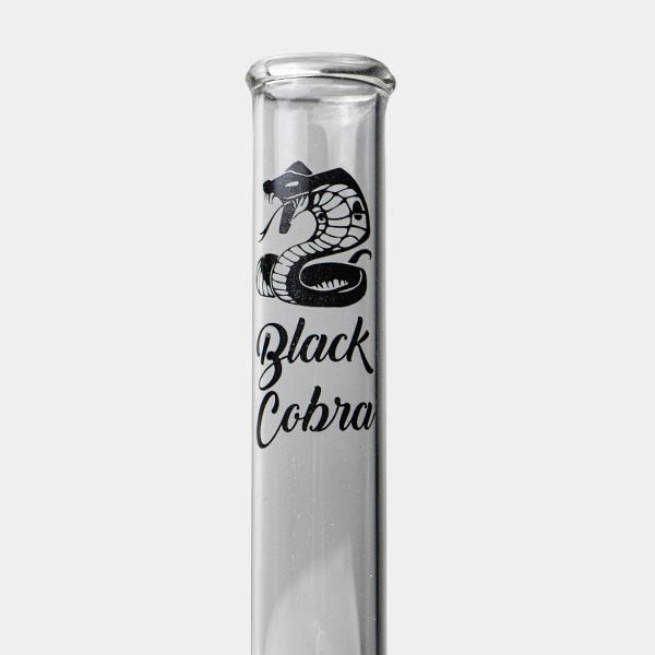 Black Kobra Glass Bong - GB The Green Brand