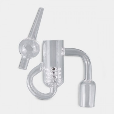 Loop Banger with 18 mm male 90º Carb Cap - GB The Green Brand